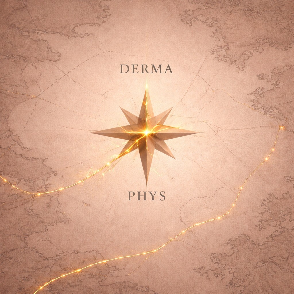 Estrella sobre fondo antiguo