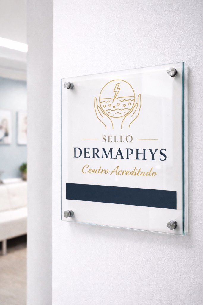 Placa del centro acreditado