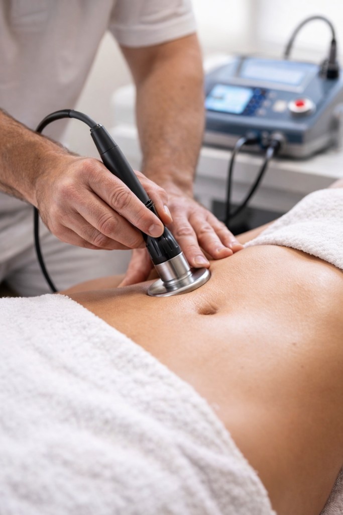 Terapia de ultrasonido abdominal